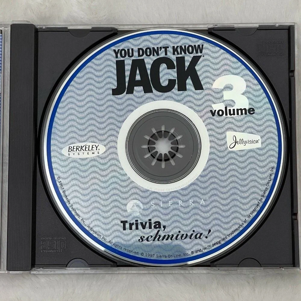 You Don't Know Jack Volumes 2 & 3 PC CD Vintage Trivia Games